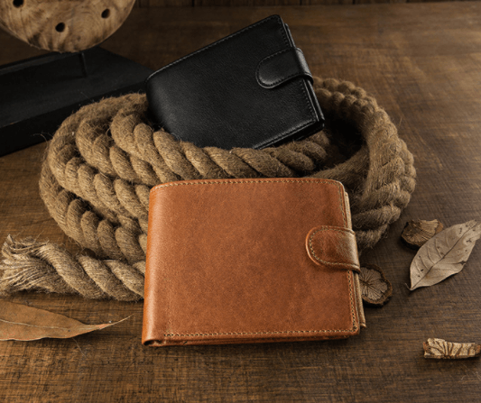 Customized Cowhide Wallet For Men's Short - Trendha