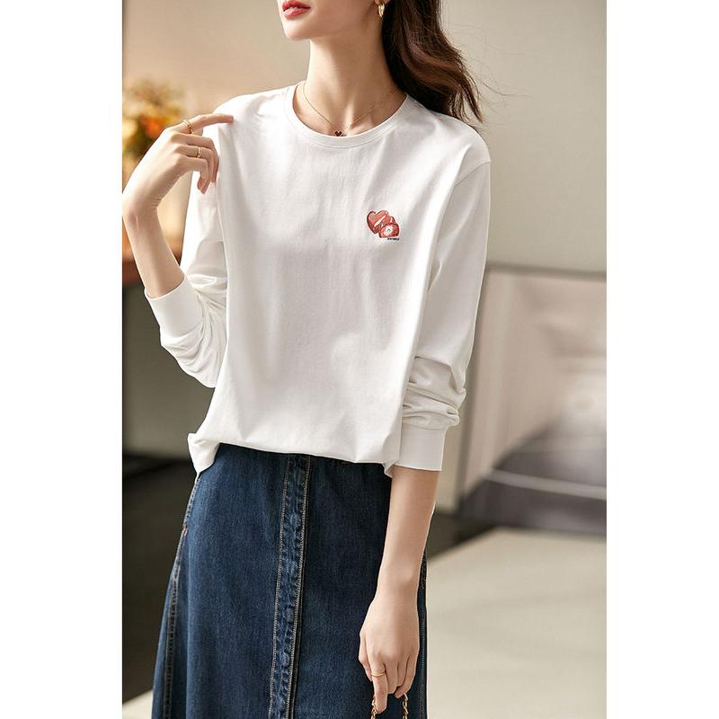 Long Sleeve Print T-Shirts for Women