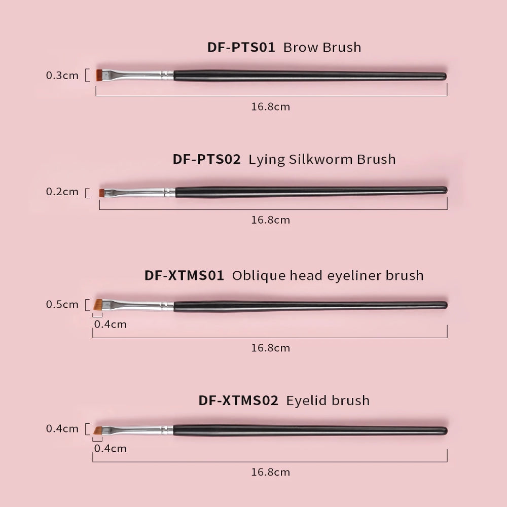 Professional Flat Angle Eyebrow Brush