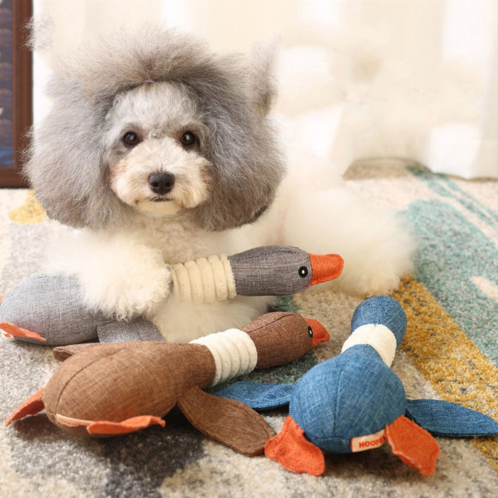 Interactive Wild Goose Sound Dog Toy