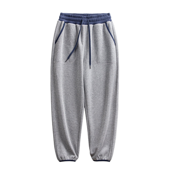 Contrast Color Drawstring Sweatpants for Women