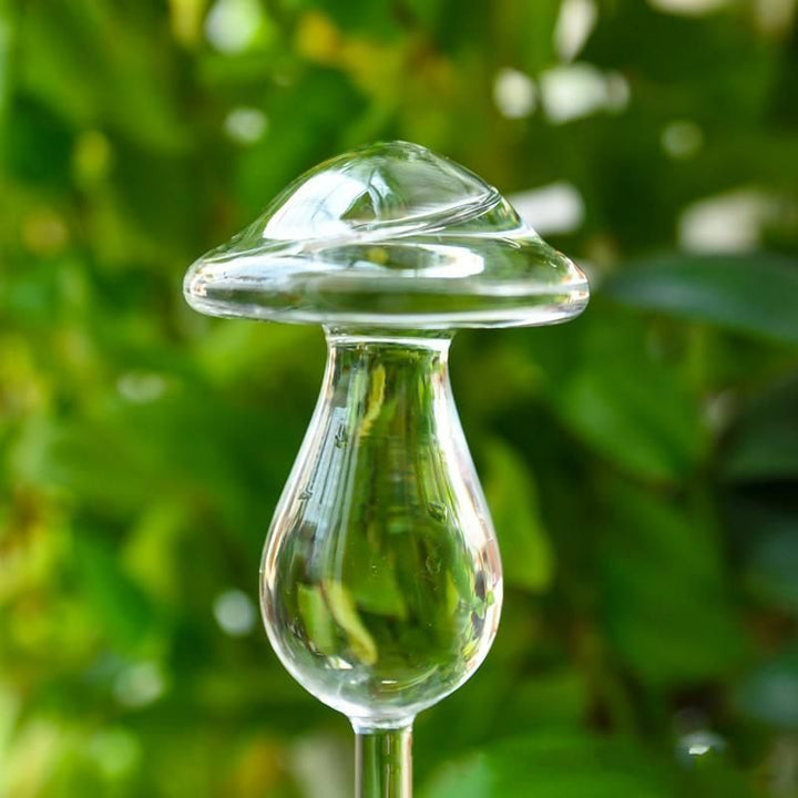 Garden Plant Watering Device Glass Flowers Water Feeder Automatic Self Watering Devices Bird Star Mushroom Design Plant Waterer