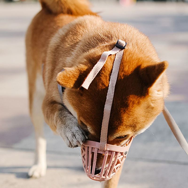 Breathable Silicone Dog Muzzle for Anti-Barking, Biting, and Chewing