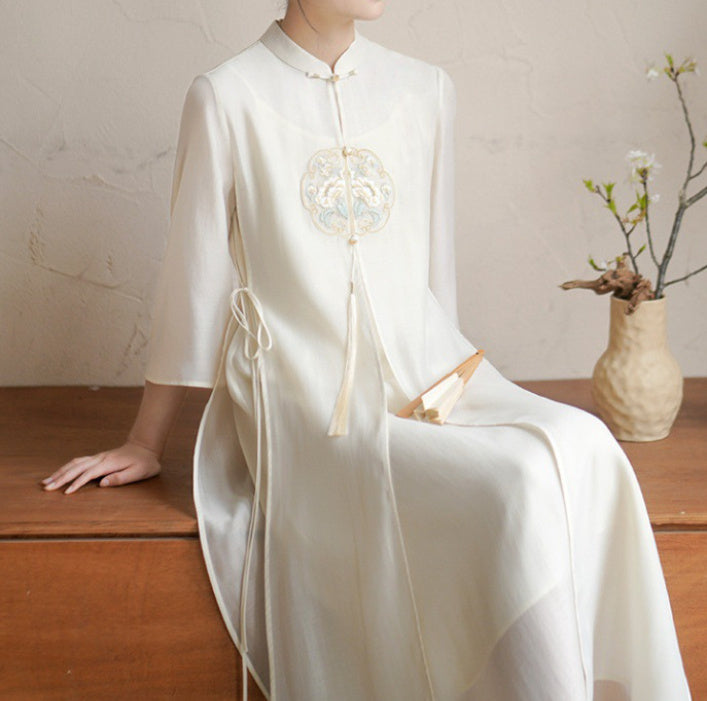 Retro Gentle Zen New Chinese Style Dress