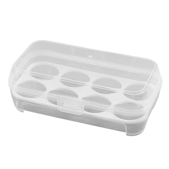 Shockproof Portable Egg Holder - 3/4/8 Grids Transparent Kitchen Container