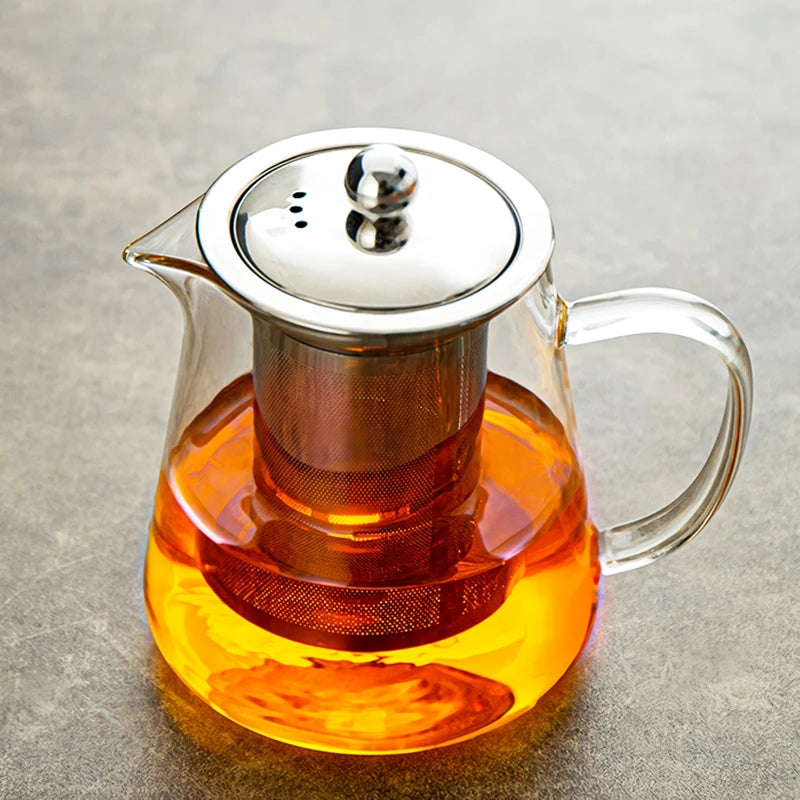 High-Quality Glass Teapot for Chinese Kungfu Tea