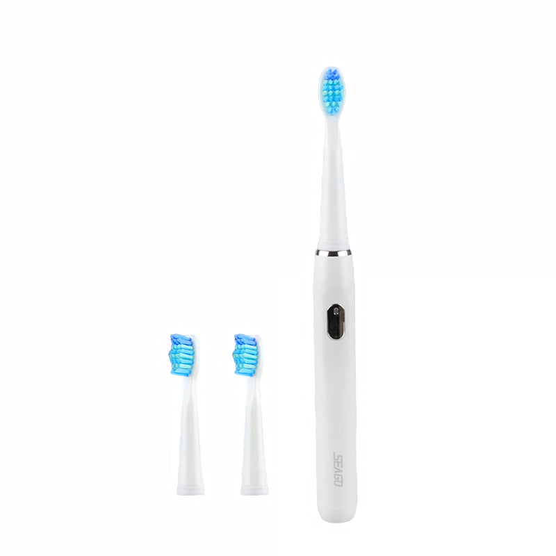 Rechargeable Sonic Electric Toothbrush with 4 Modes and Replaceable Heads