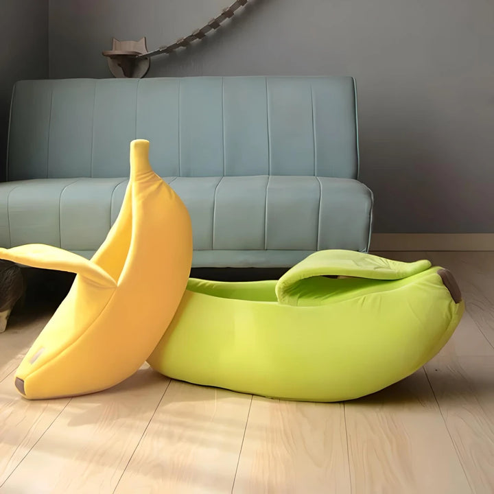 Banana Shape Soft Pet Bed