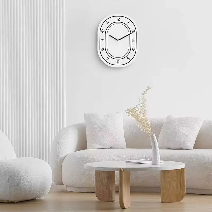 Creative Minimalist White Wall Clock