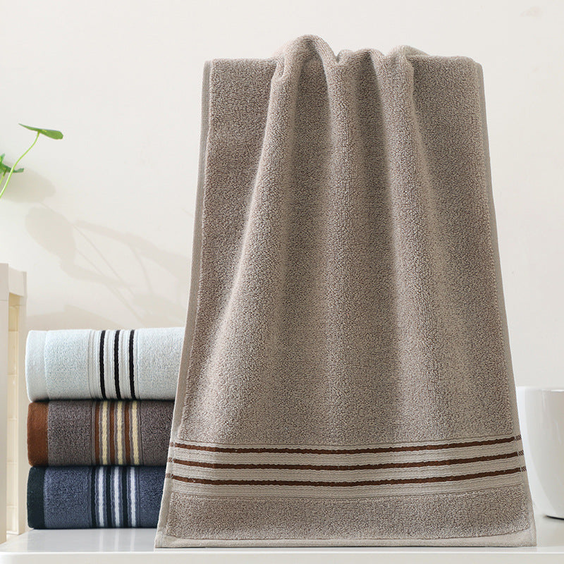 Soft and Stylish Cotton Striped Bath Towel