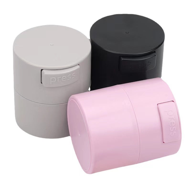 Lightweight Eyelash Glue Storage Tank with Sealed Jar and Adhesive Stand