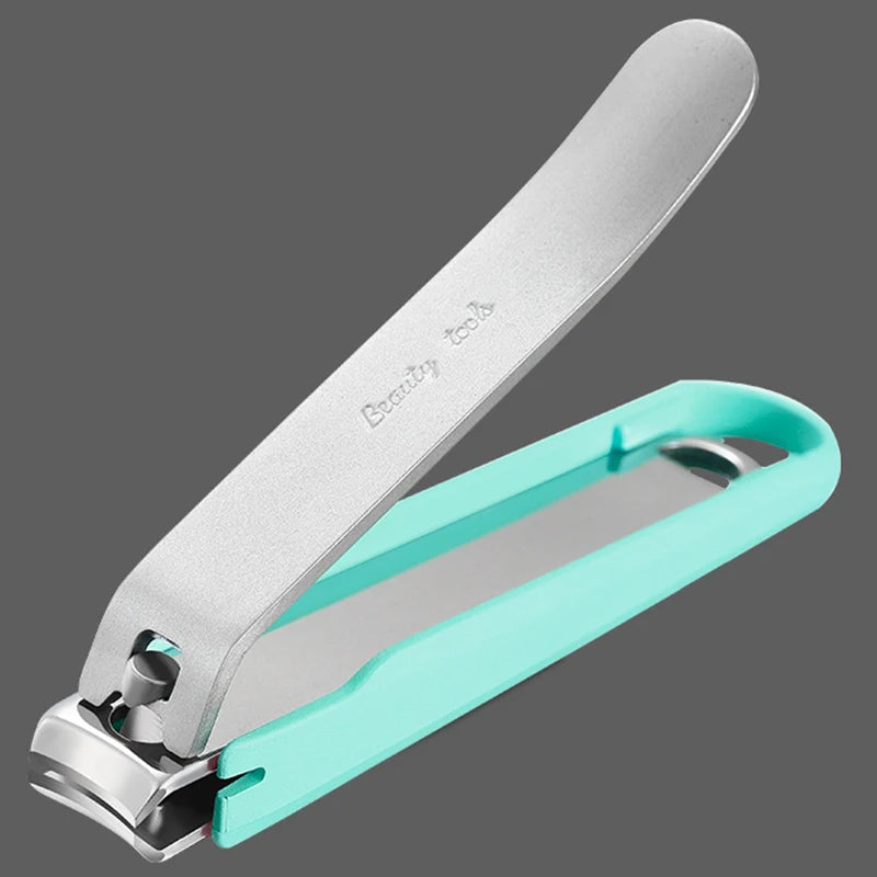 Colorful Anti-Splash Nail Clippers with Detachable Design