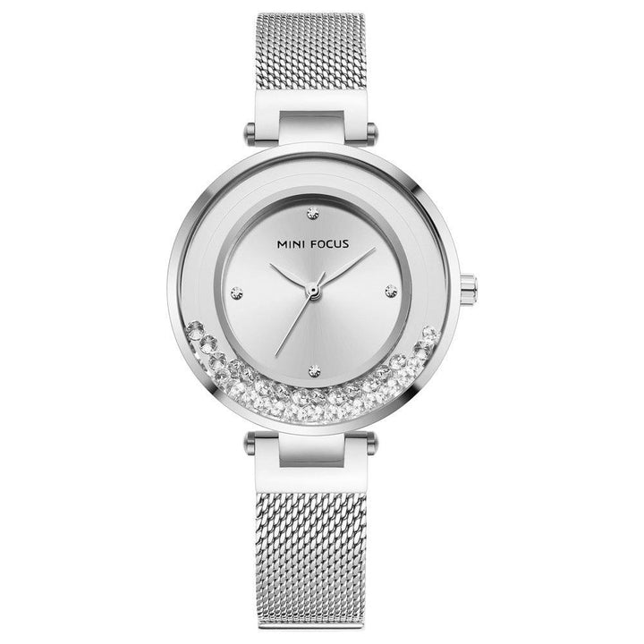Diamond Waterproof Small Dial Watch - Trendha