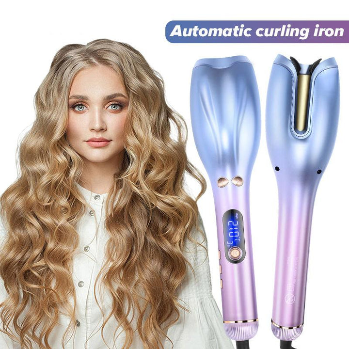 Multi-Automatic LCD Ceramic Rotating Hair Curler