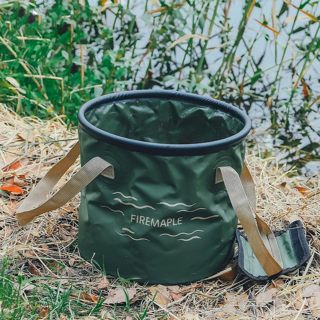 Collapsible Camping Bucket: Large Capacity Food Grade Wash Bucket