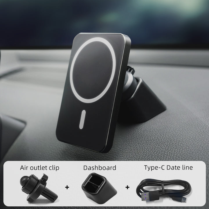 15W Magnetic Wireless Car Charger Mount