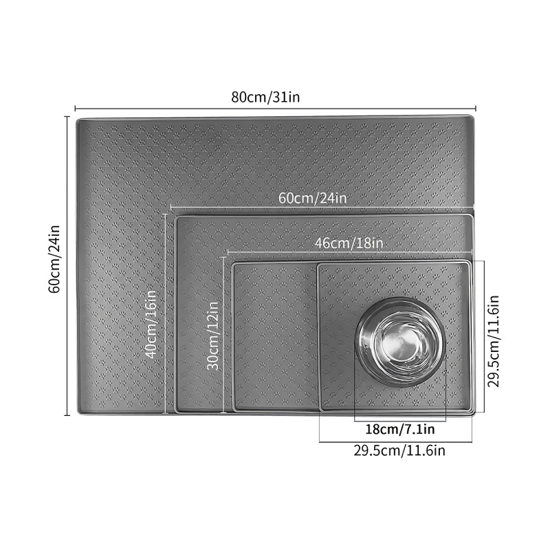 Waterproof Silicone Pet Feeding Mat