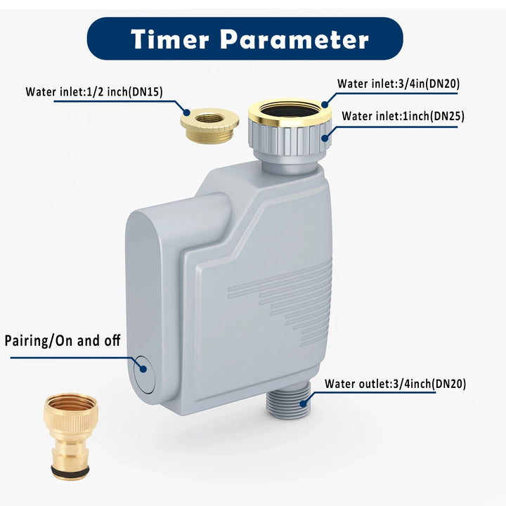 Smart WIFI Garden Watering Timer with Alexa and Google Home Integration