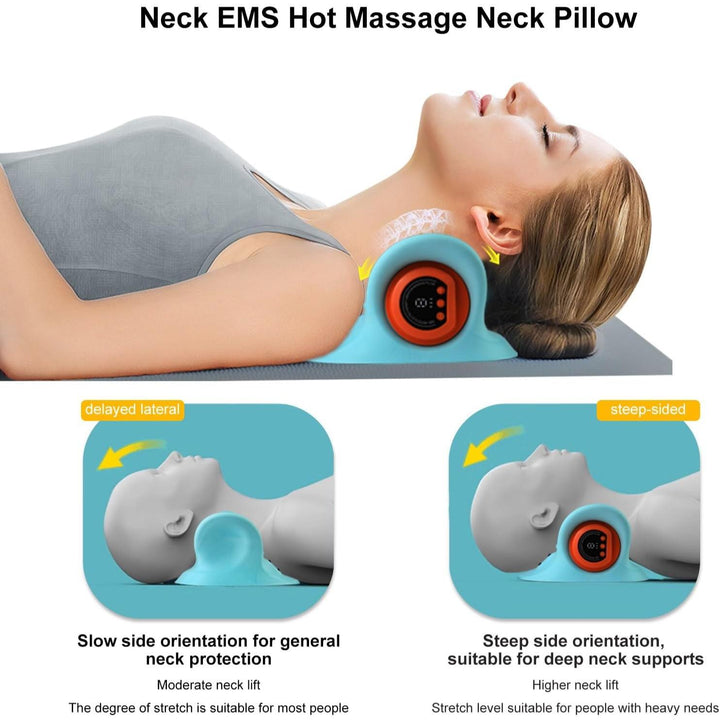 Electric Neck Stretcher with EMS Pulse & Heat