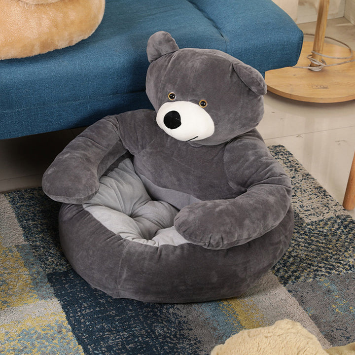 Cozy Plush Dog Kennel Bed