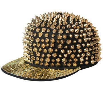 Punk Full Pointed Rivet Street Hip Hop Hat