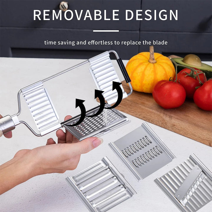 4-in-1 Manual Vegetable Slicer and Grater