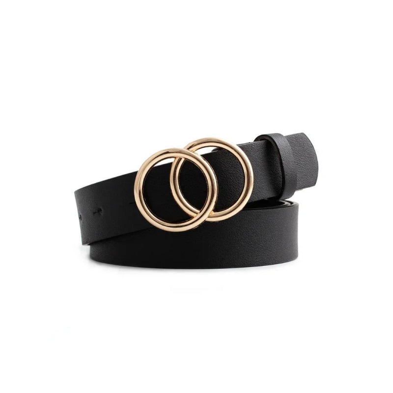 Stylish Minimalist Alloy Buckle Belt