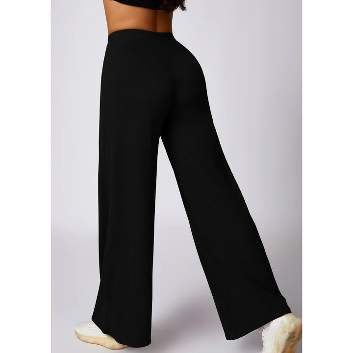 High Waist Ribbed Flare Leggings