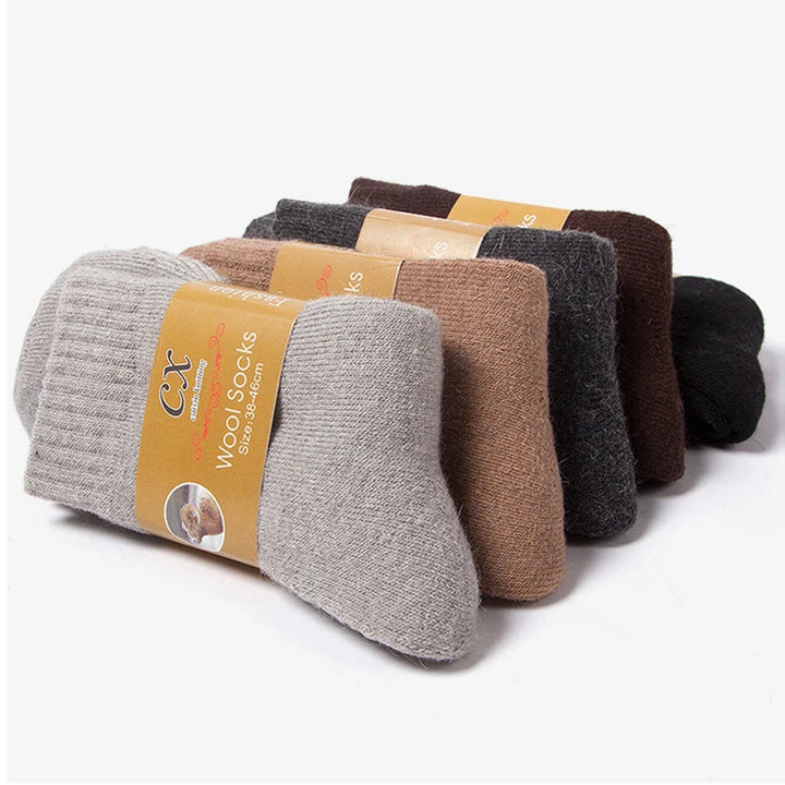 6 Pairs Super Thick Winter Wool Socks