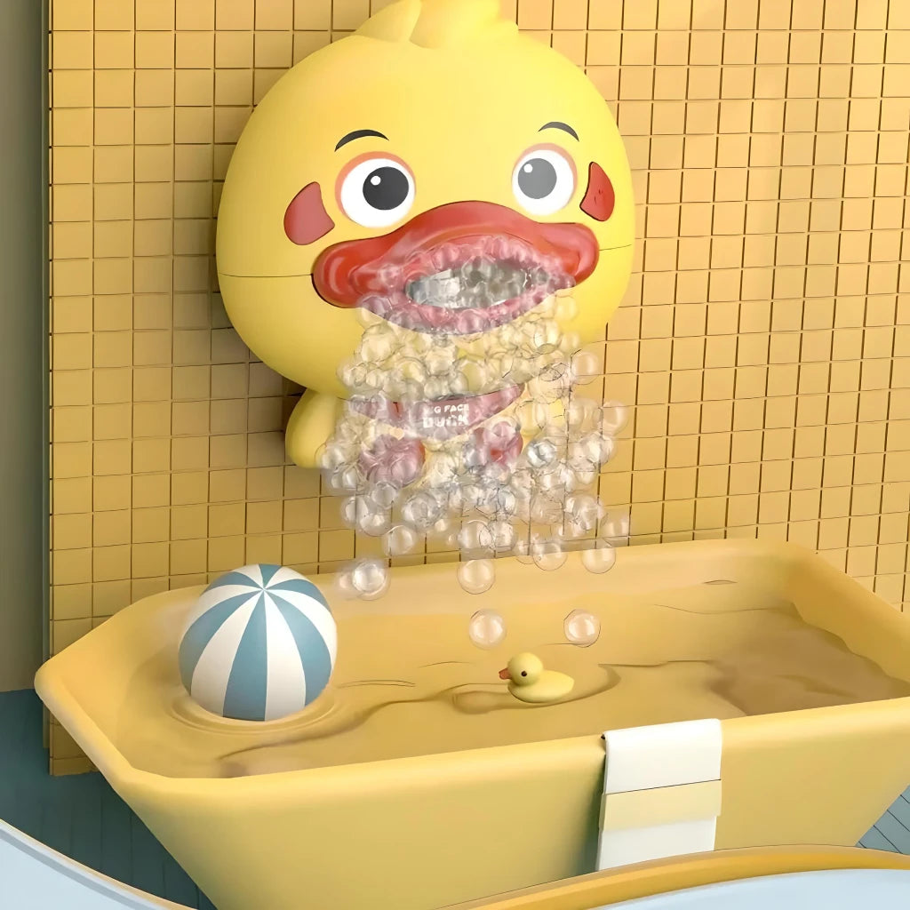 Yellow Duck Automatic Bubble Maker for Kids