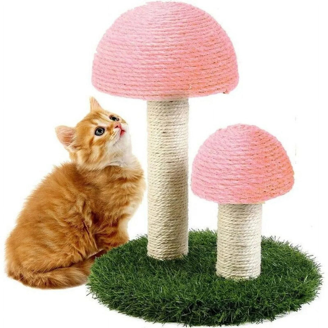 Deluxe Mushroom Cat Climbing Frame & Scratch Post