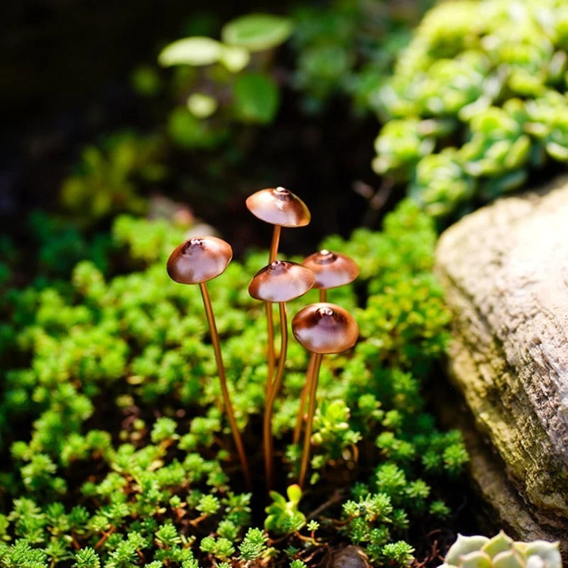 Creative Metal Simulation Mushroom Courtyard Decoration