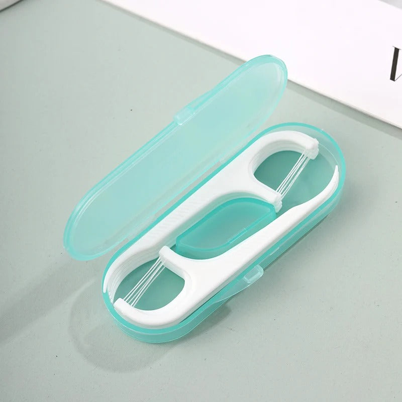 Portable Dental Floss Stick Set