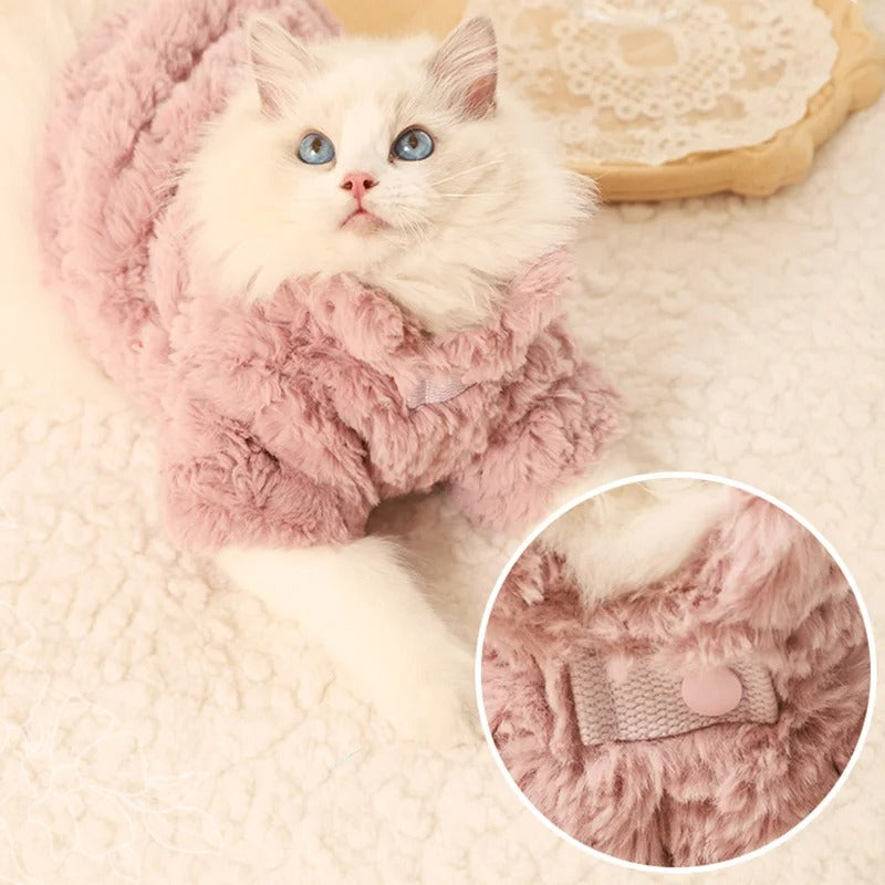 Warm Pet Vest for Cats & Small Dogs