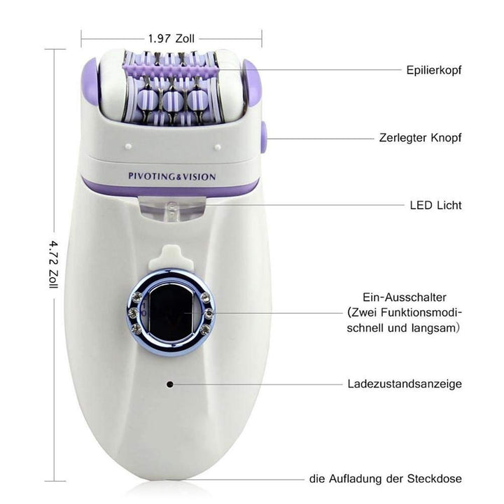 3-in-1 Electric Epilator and Shaver for Women