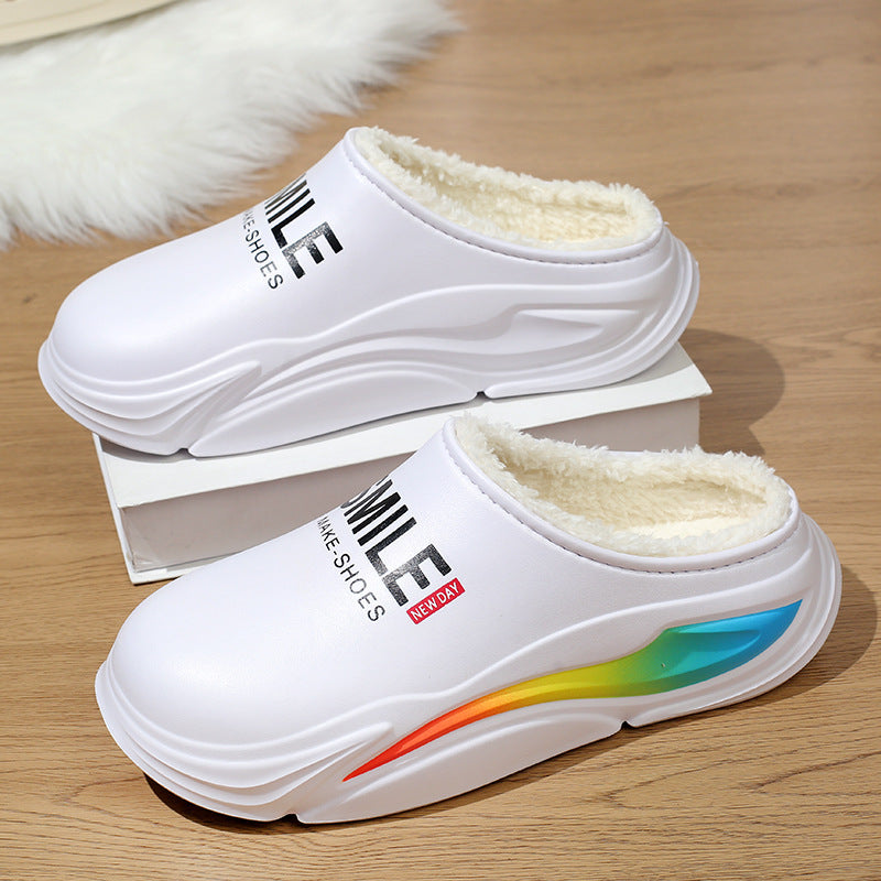 Cotton Shoes EVA Cold-proof Warm Men's Waterproof Non-slip Casual High-end Men's Cotton Slippers