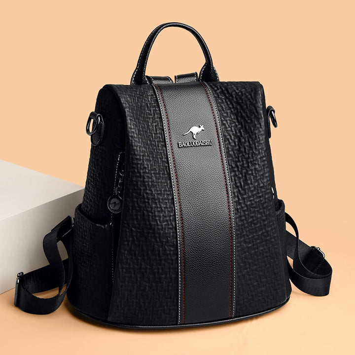 Luxury Soft Leather Backpack for Women