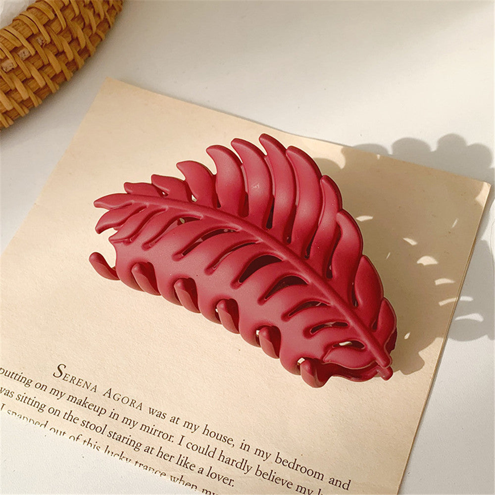 Solid Color Large Claw Hair Clip