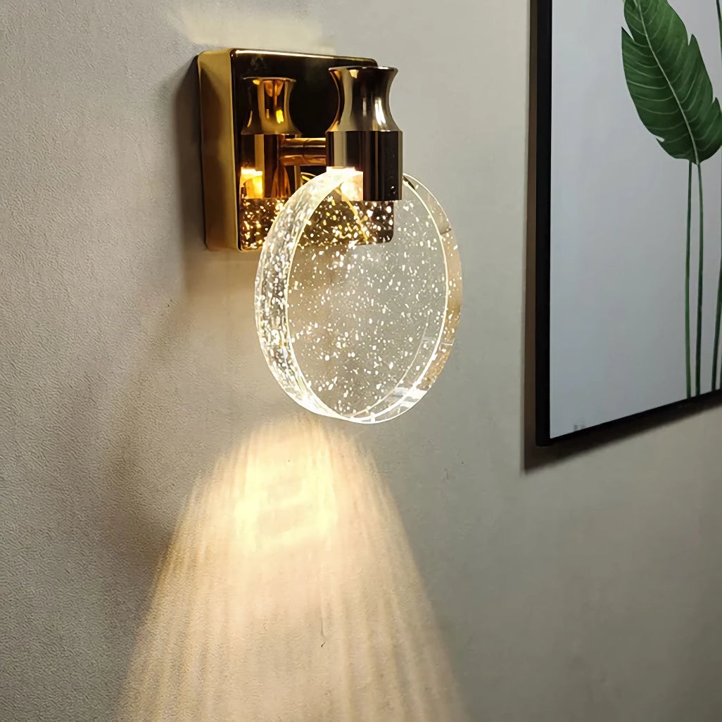 Luxury Crystal LED Wall Lamp for Aisle