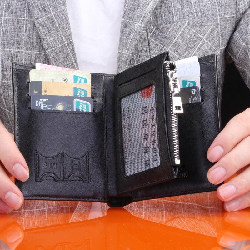 Horizontal Wallet Leather Vertical Wallet - Trendha