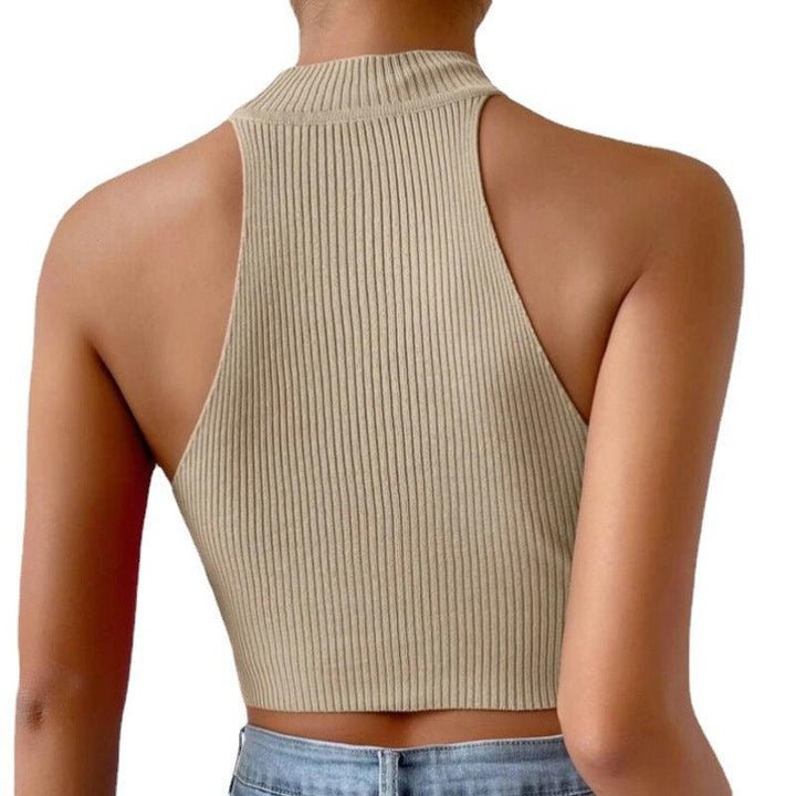 Hot Girl Style Camisole Top Knitted Vest For Women - Trendha