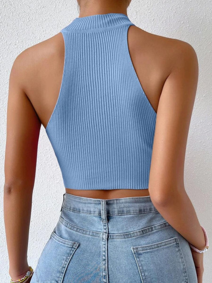Hot Girl Style Camisole Top Knitted Vest For Women - Trendha