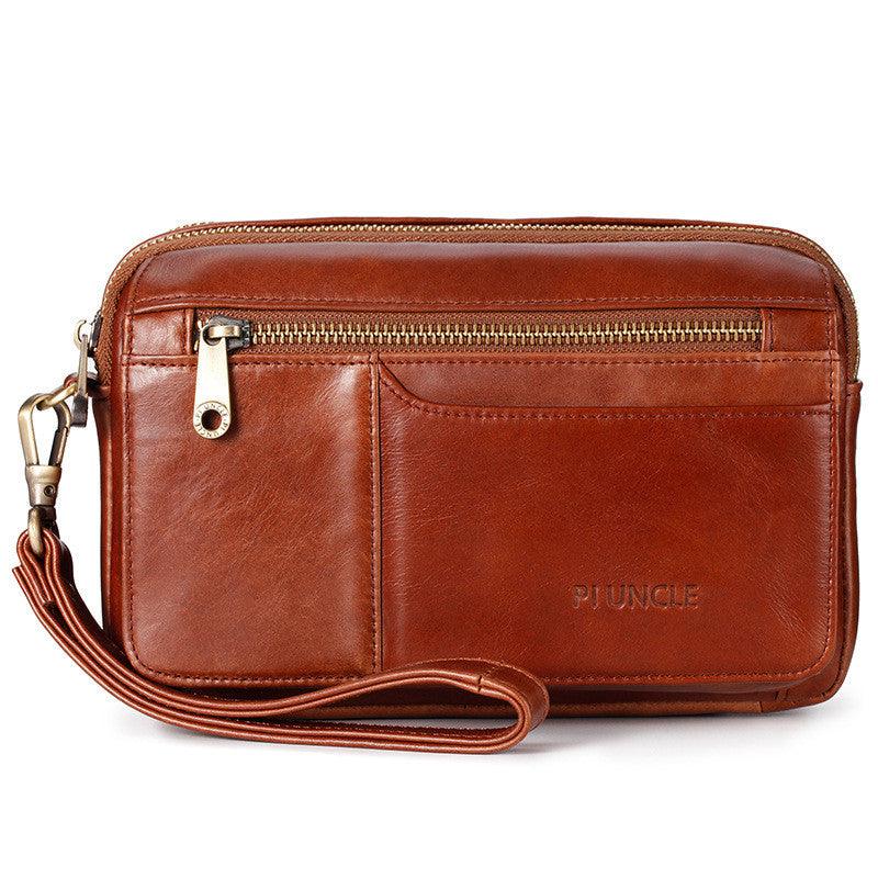 Leather Clutch Men's Envelope Bag Clutch Bag Men's Bag Clutch Large Capacity - Trendha