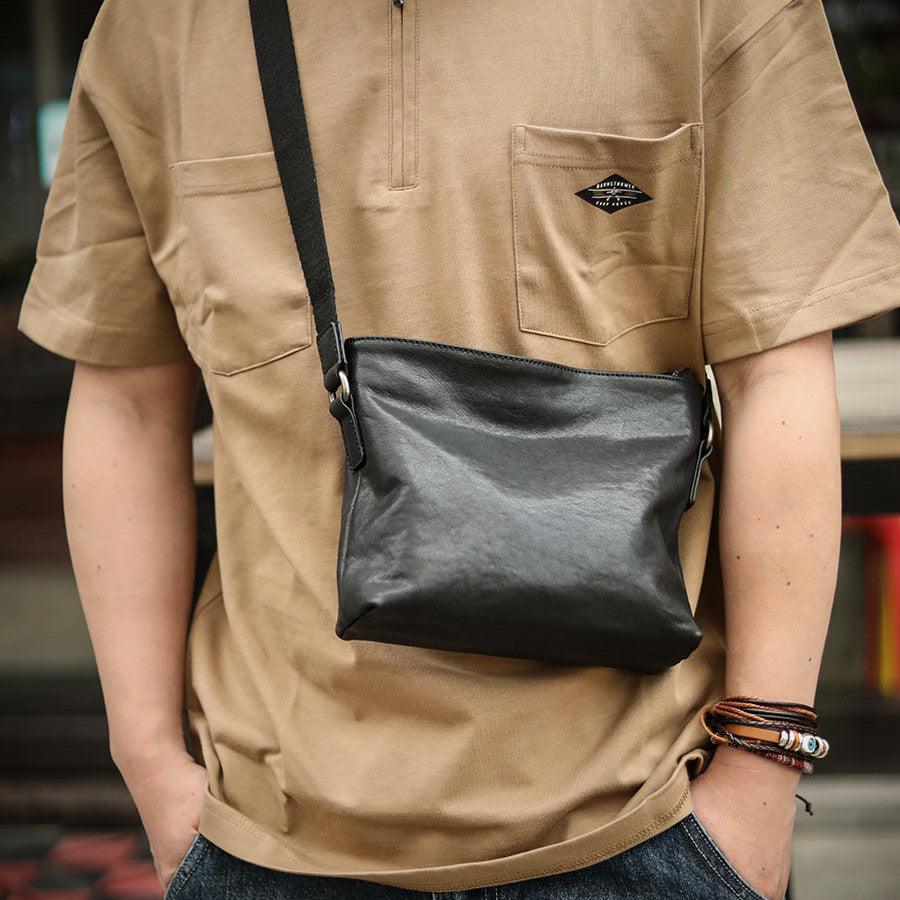 Leather Shoulder Bag Horizontal Zipper Casual - Trendha