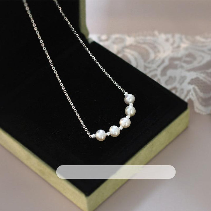 Natural Freshwater Pearl Necklace - Trendha