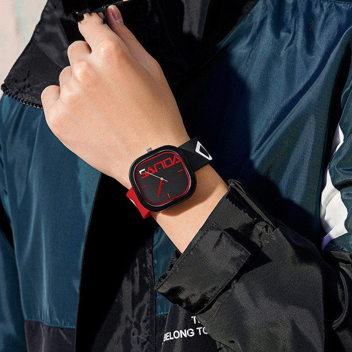 New Silicone Square Fashion Trend Waterproof Watch - Trendha