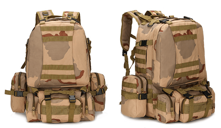 Outdoor Mountaineering Travel Bag 50L Camouflage Backpack - Trendha