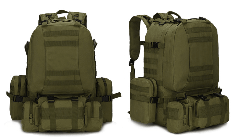 Outdoor Mountaineering Travel Bag 50L Camouflage Backpack - Trendha