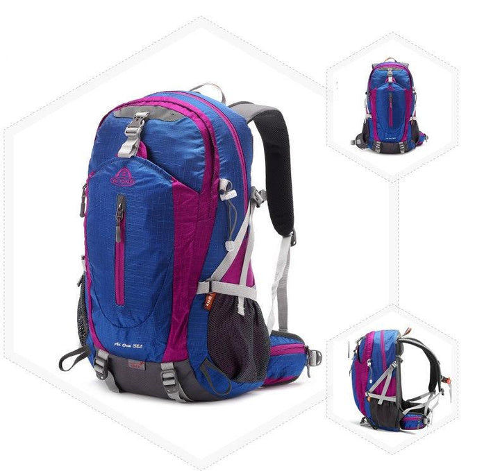 Outdoor Sports Mountaineering Hiking Leisure Travel Nylon Backpack - Trendha