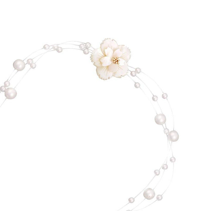 Shell Flower Pearl Clavicle Chain Female - Trendha